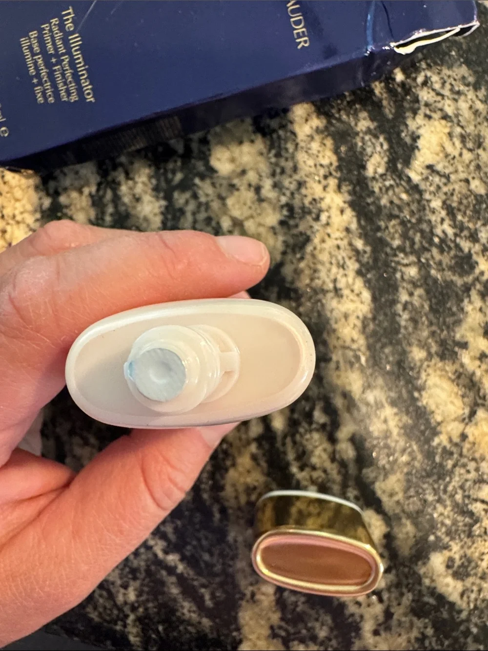Estee Lauder Illuminator Primer in Pearl White with Gold Accents